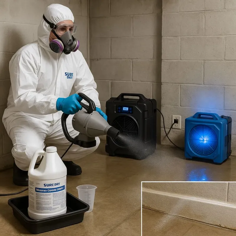Sanitization and Odor Removal process in Robertsville, NJ